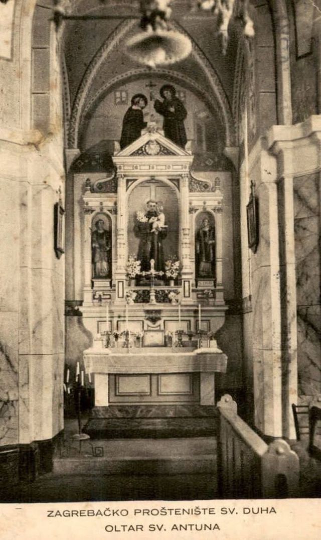 Bazilika sv. Antuna Padovanskog. Oltar na proštenje 31. svibnja1928. godine